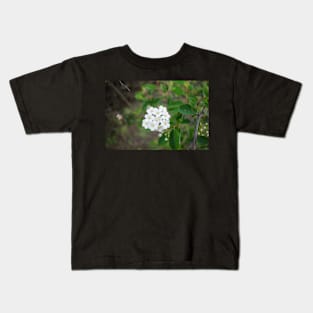 Spring White Flower Kids T-Shirt